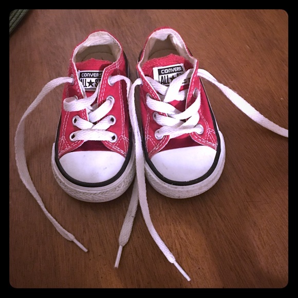 Converse baby boy - red shoes - Picture 1 of 3